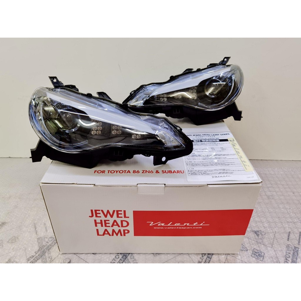 Original Valenti Japan Jewel Head Lamp Toyota 86 Subaru BRZ | Shopee ...