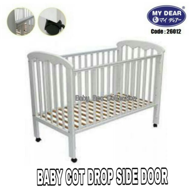 Baby Cot Drop Side Door Katil Baby Baby Bot Slide Door Baby Cot Co Sleeper Shopee Malaysia