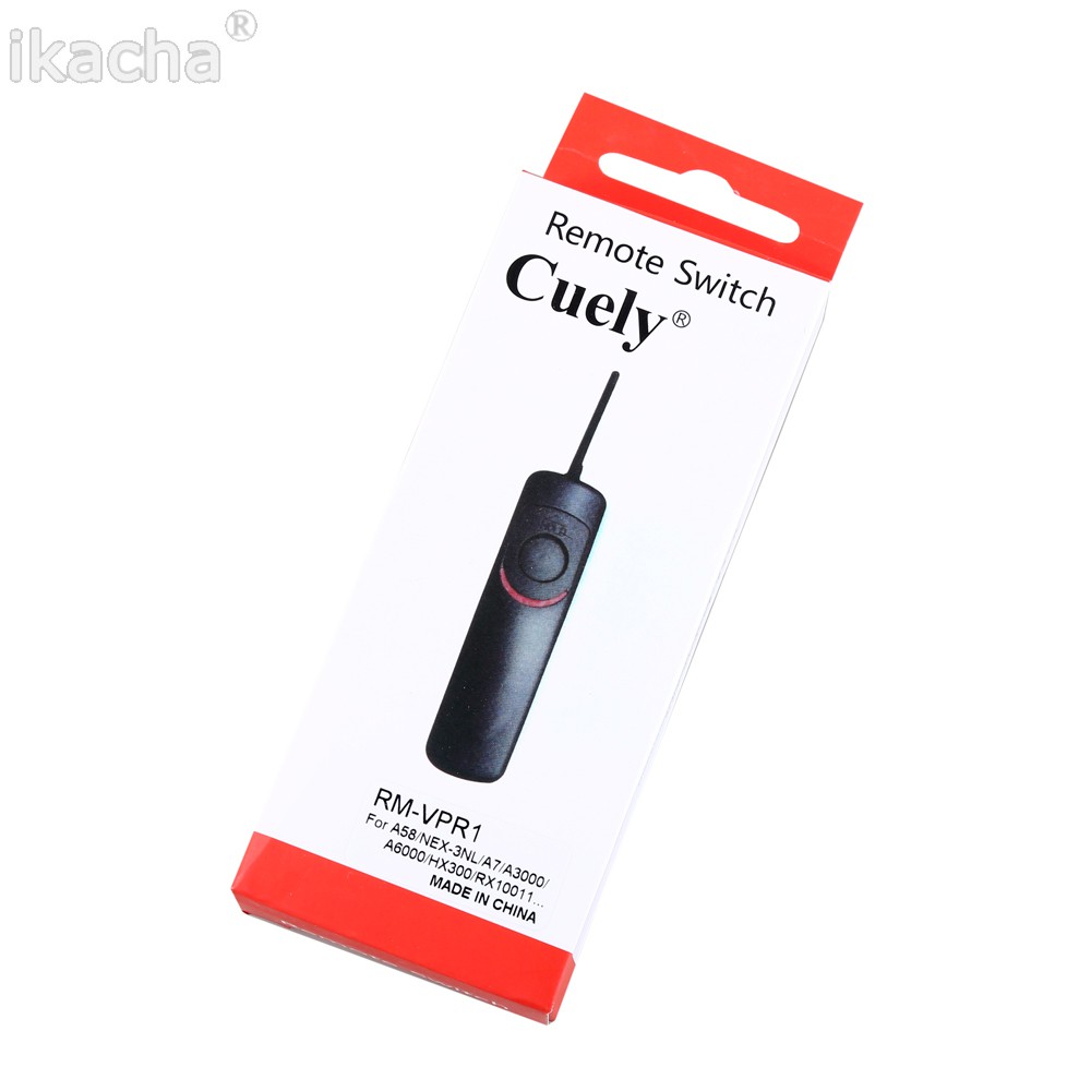 RM-VPR1 Remote Shutter Release Cable Control for Sony A68 A3000 A5100 A5000  A6500 A6400 A6000 HX400 A7 III M5 IV A9 VPR1 | Shopee Malaysia