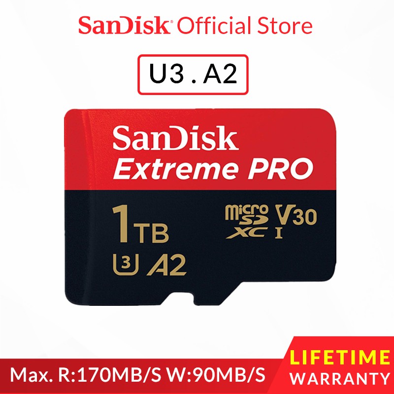 SanDisk Extreme Pro A2  Micro SD  Memory Card  TF SDXC 1TB 