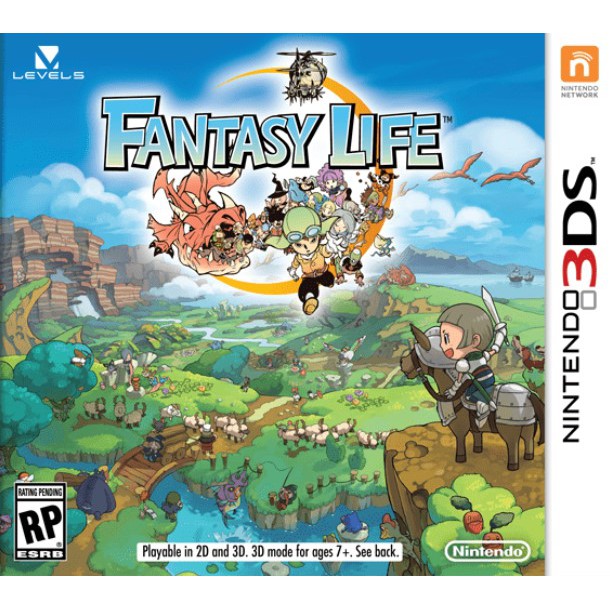 Nintendo 3ds Cia Game Fantasy Life Usa Shopee Malaysia