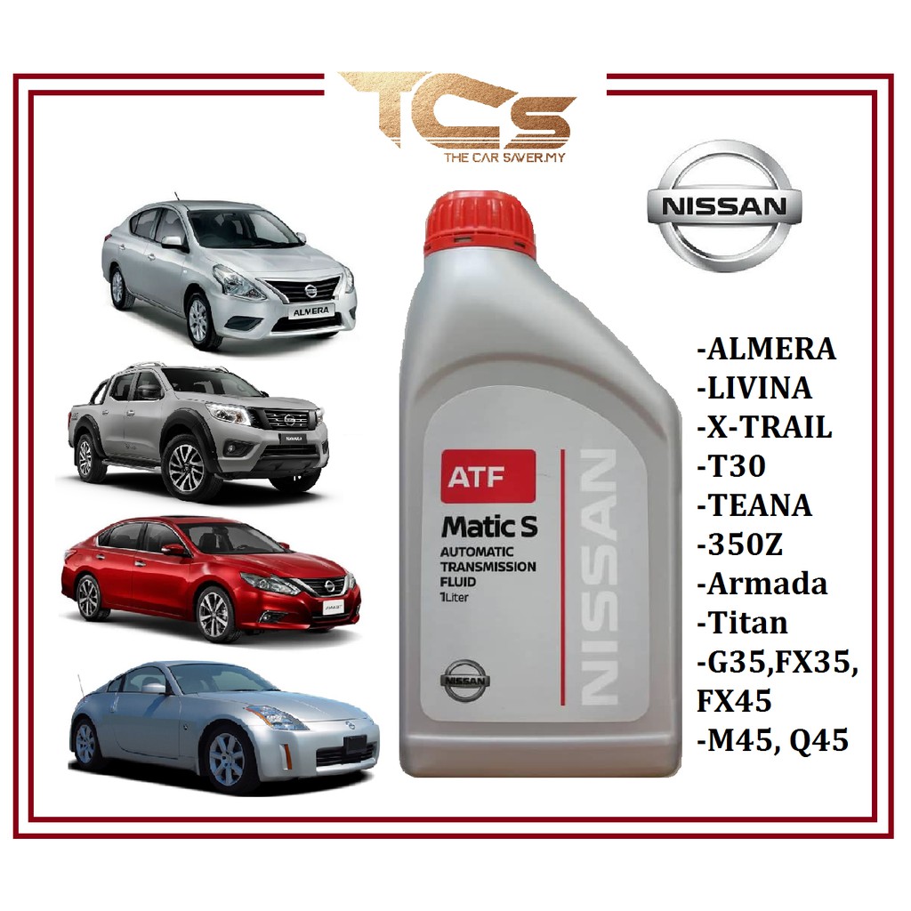 Nissan Matic S Automatic Transmission Fluid (ATF) 1 Litre Shopee Malaysia