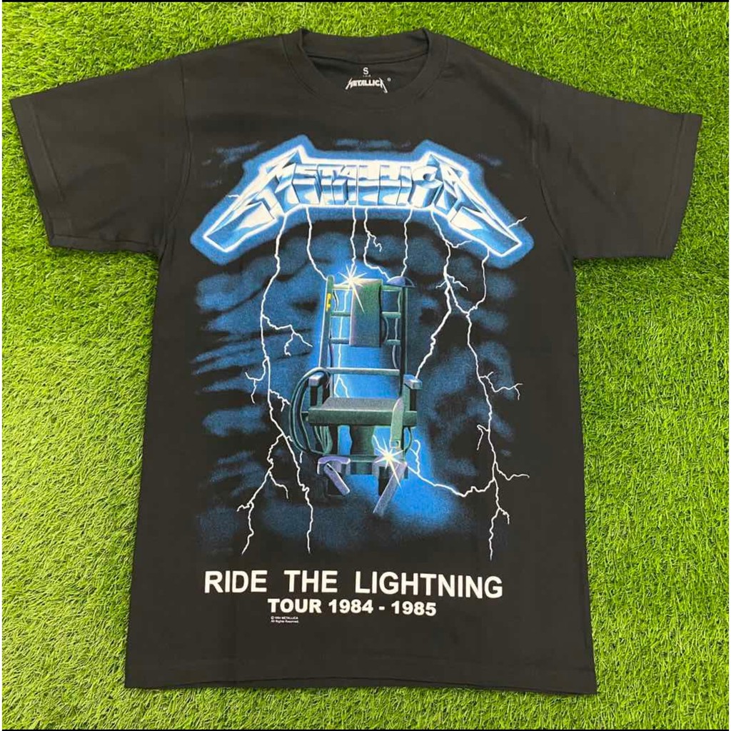 Metallica Official Ride The Lightning Tour 19841985 Made in Spain Rock