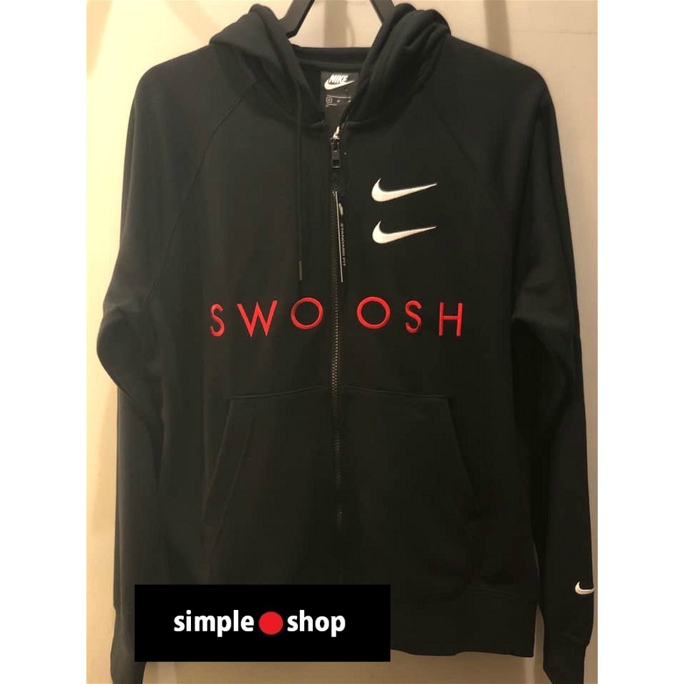 nike logo coat