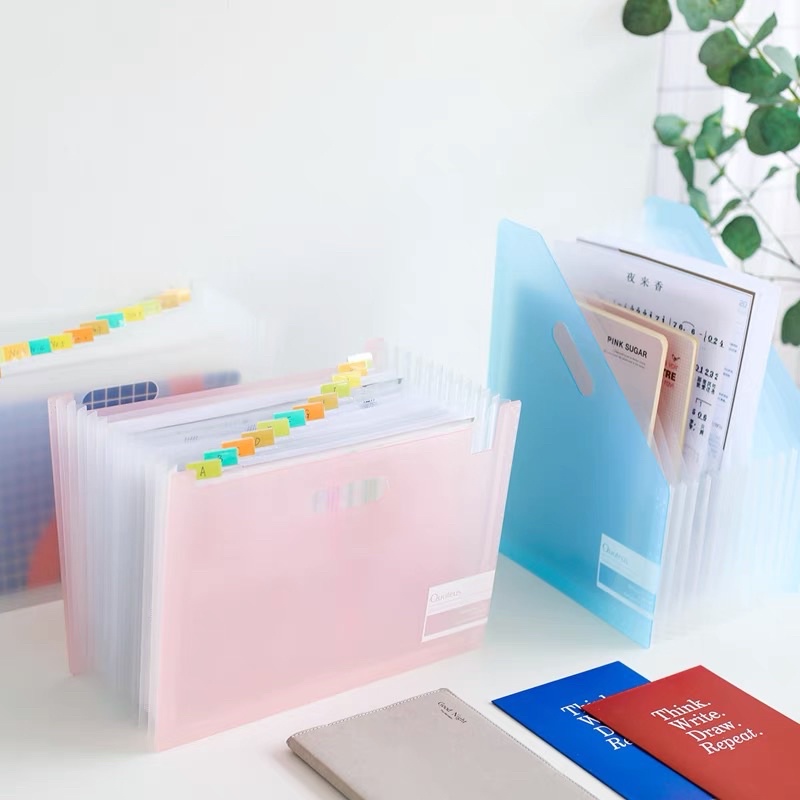 A4 Expanding File Folder Desktop Expanding Organizer, 13 Dividers ...