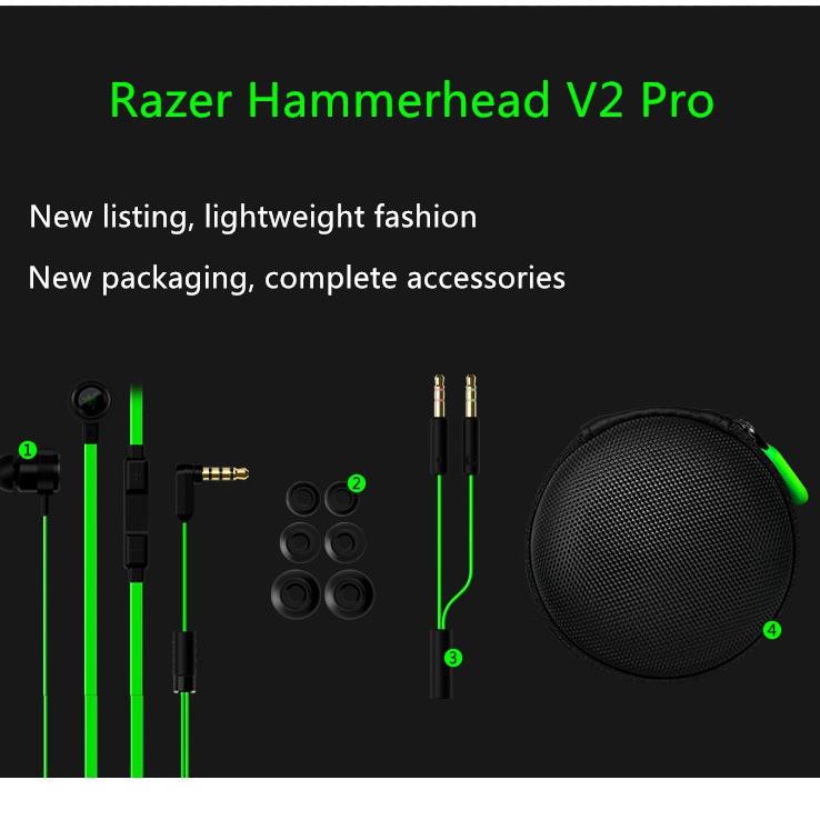 N Razer Hammerhead Pro V2 Dota2 Gaming Earphones Hammerheads Hammerhead Shopee Malaysia