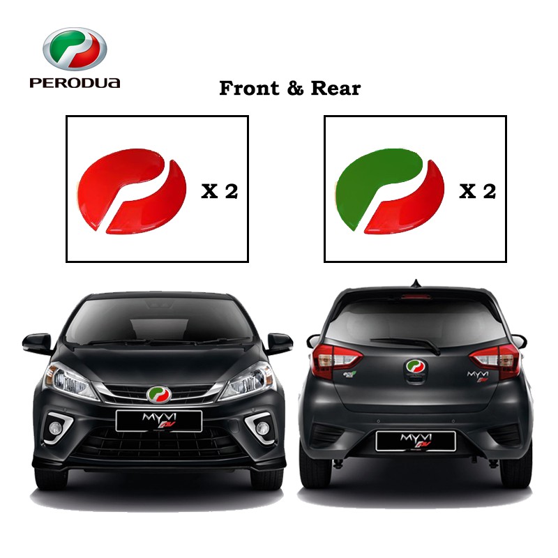 Nexus Car Perodua Alza Axia Aruz Viva Bezza Myvi Red 