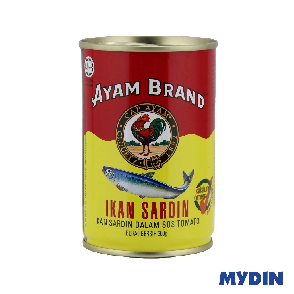 Ayam Brand Sardine In Tomato Sauce 300g Shopee Malaysia