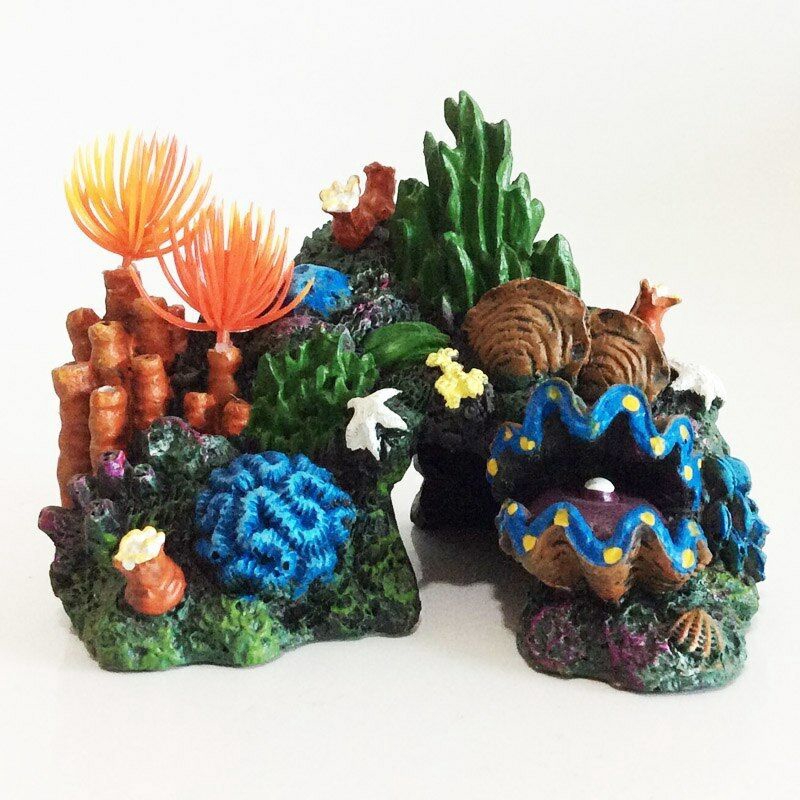 Colorful Resin Artificial Sea Marine Coral For Fish Tank Aquarium