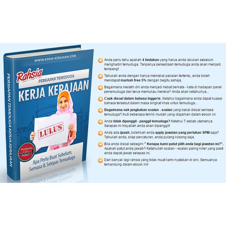 Ebook Rahsia Temuduga Kerajaan - Lulus Dengan Mudah  Shopee Malaysia