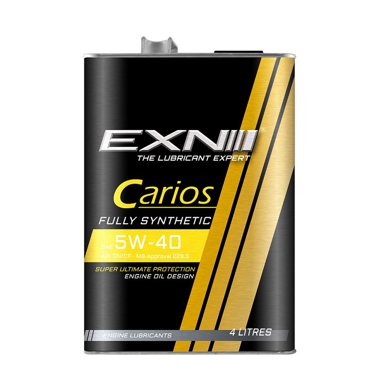 EXN Carios SAE 5W40 PAO & Turbotech Plus Fully Synthetic Engine Oil