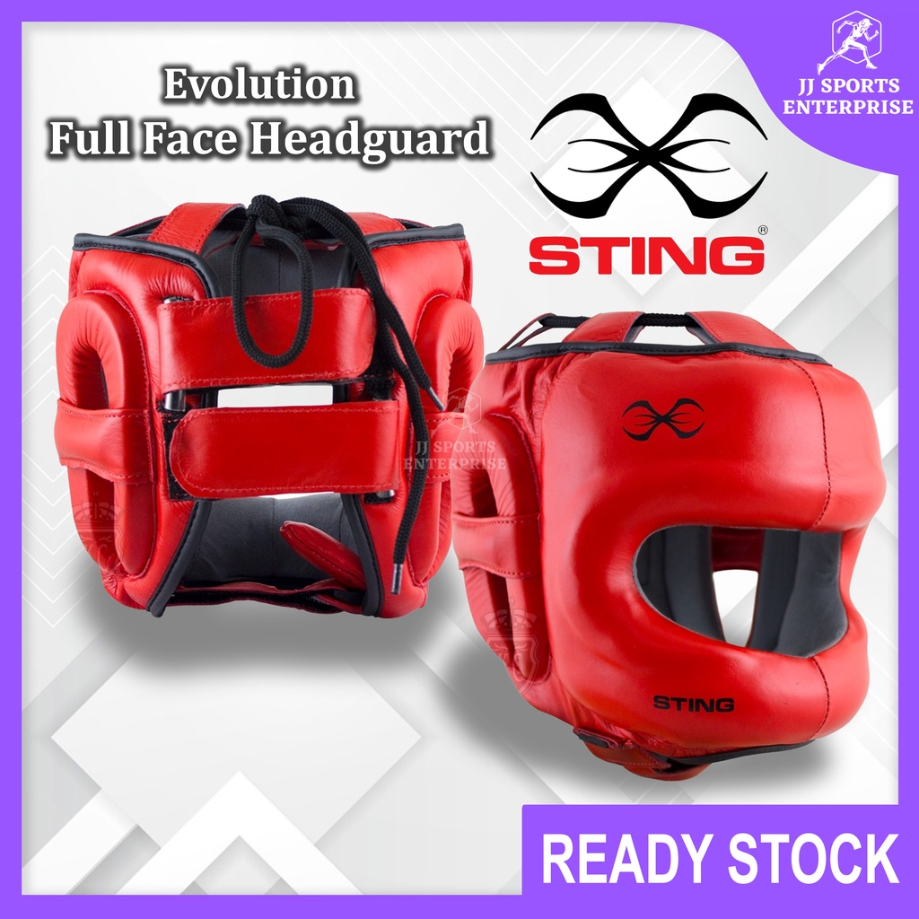 Sting Evolution Full Face Headguard Boxing MMA Head Guard Headguard