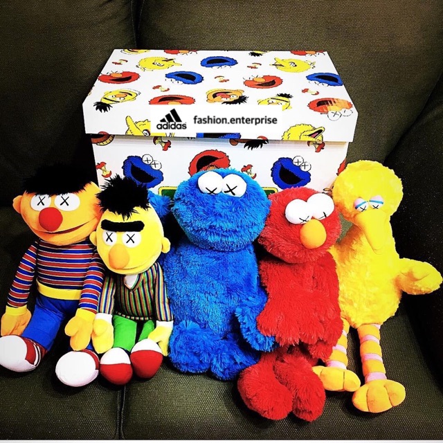 kaws toys sesame street