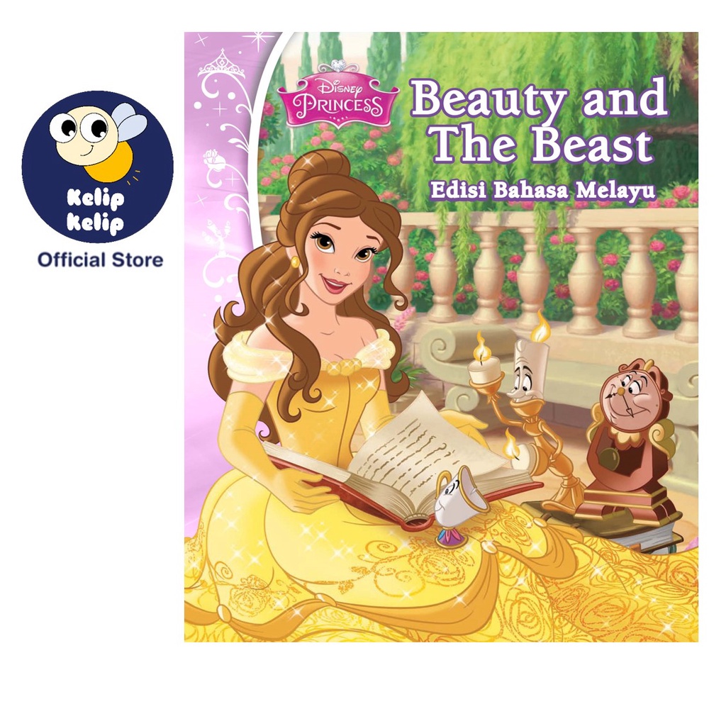 Disney Princess Buku Cerita Kanak Kanak Beauty & The Beast BM Hardcover ...