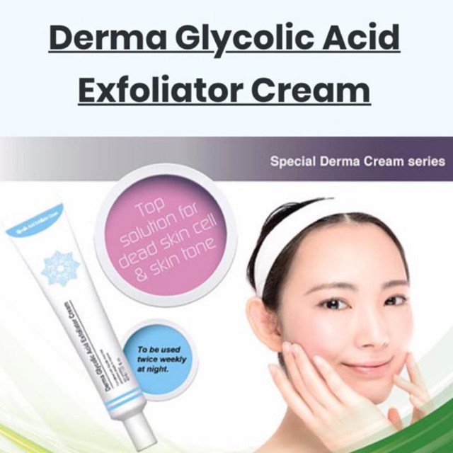 derma glycolic acid exfoliator cream