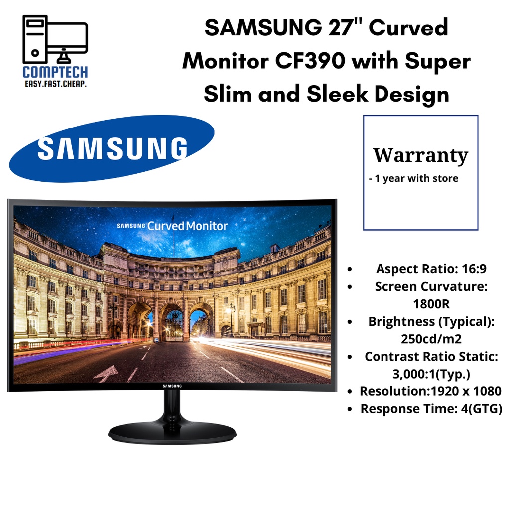 [READY STOCK][NEW][COMPTECH]SAMSUNG 27