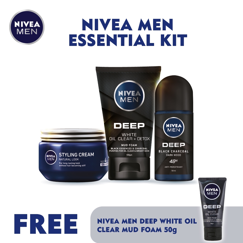 nivea men deep scrub