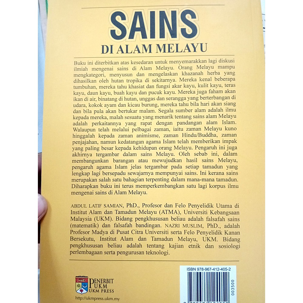 UKM) Sains Di Alam Melayu - Abdul Latif Samian u0026 Nazri Muslim 