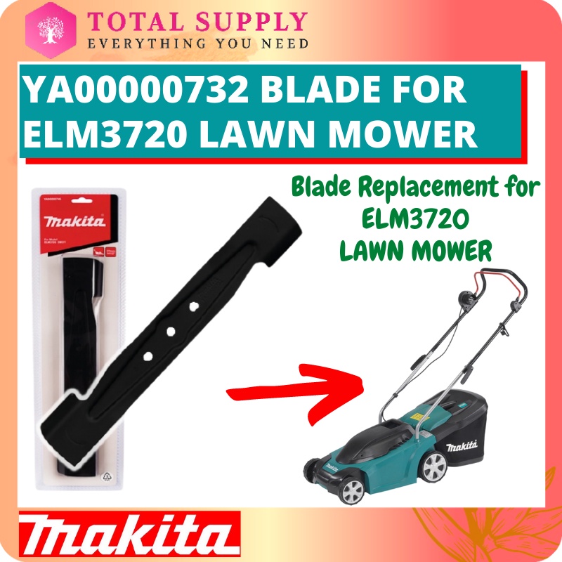 YA00000732 MAKITA REPLACEMENT BLADE FOR ELM3720 LAWN MOWER PISAU ...