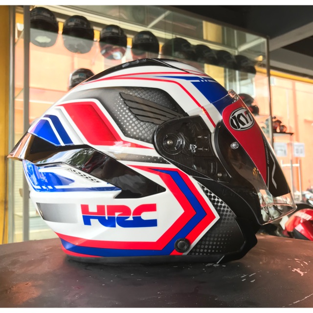 Kyt Honda Nfj Honda Team Racing Helmet Nf J Kyt Honda Rs150 Vario150 Repsol Cbr250 Shopee Malaysia