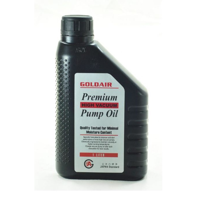[READY STOCK]GOLDAIR Premium High Vacuum Pump Oil 1L(JAPAN STANDARD