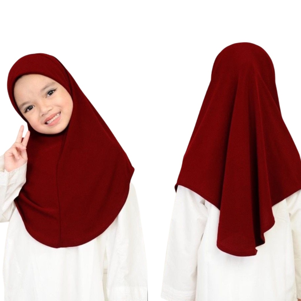 SARIMA MOSCREPE BUDAK (S) Tudung Borong Murah Tudung Sarung Sarima Moscrepe Plain Sarima Tudung