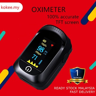 Ready Stock Oximeter TFT A2 Oximeter Monitor Finger Fingertip Pulse Oximeter Spo2 Oxygen Machine Cek Oksigen 血氧仪 血氧儀