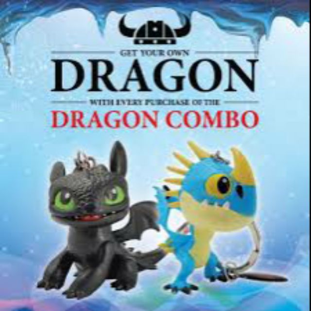 Gsc How To Train Your Dragon 3 The Hidden World 2019 Limited Edition Keychain Set B Shopee Malaysia