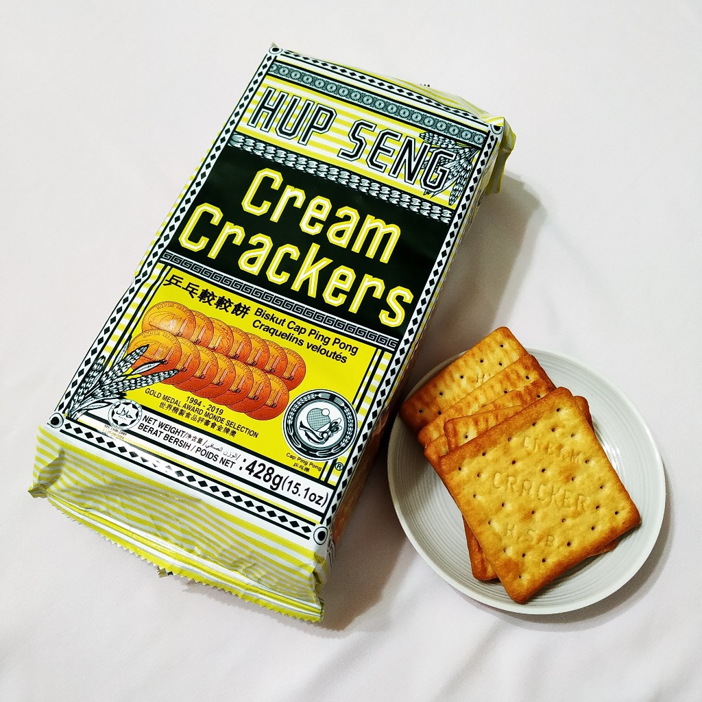 (Ship Out As Usual) Hup Seng Cream Cracker 428g / Biskut ...