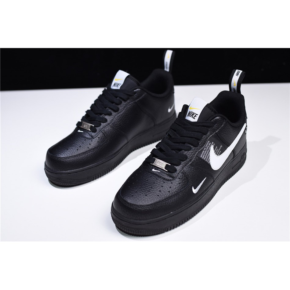 air force 1 low utility black and white