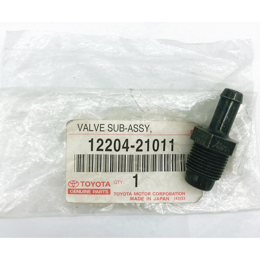 TOYOTA VIOS NCP42 NCP93 YARIS NCP91 1NZFE PCV VALVE 1220421011 12204