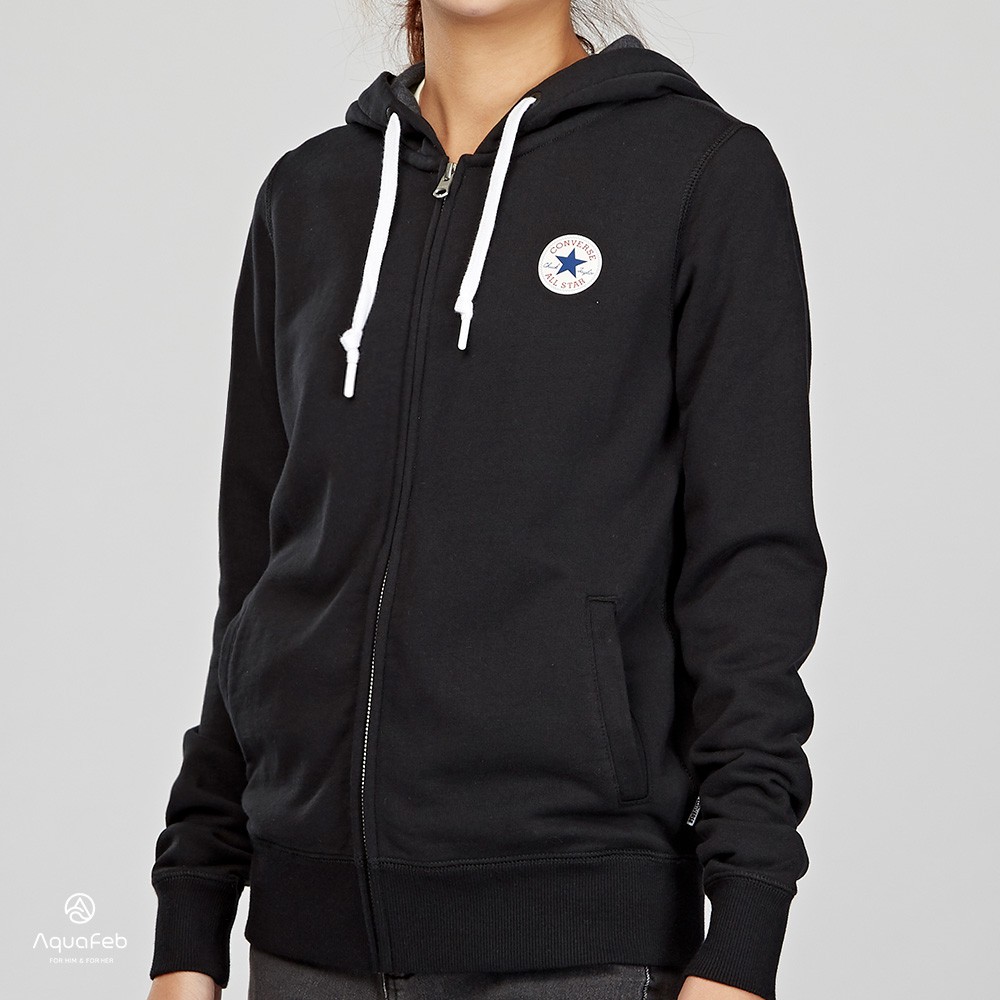 converse full zip hoodie women's