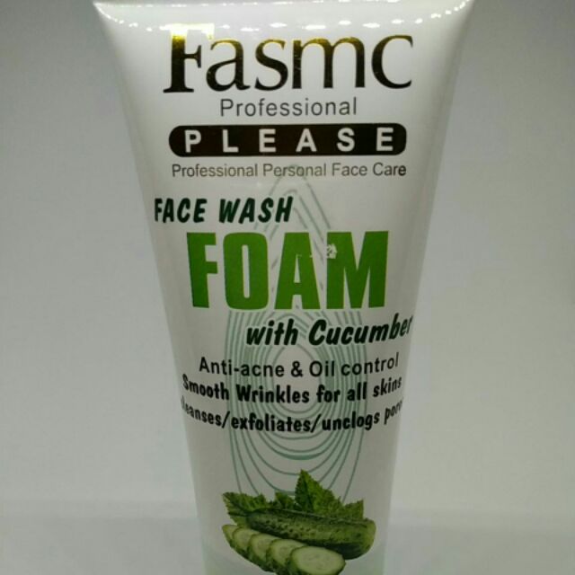face wash foam with cucumber