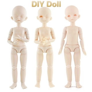 60cm Ball Jointed Doll Nude Vinyl Body Mold without Head DIY Practice Parts