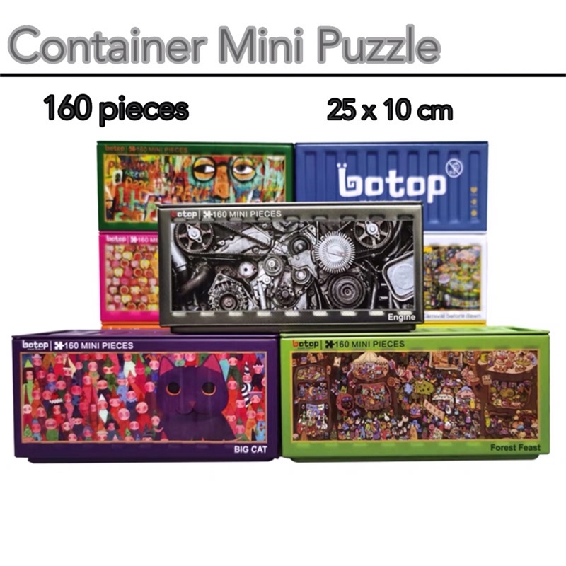 Jigsaw Puzzle BOTOP Container MINI 160pieces digital detox gift for adults