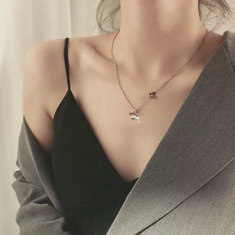 Ready Stock Korean Fashion Women Necklace Ins Style Elegant Simple Daily Modern Stylish Pendant 现货项链裸链彩银项链925纯银链不掉色 锁骨链