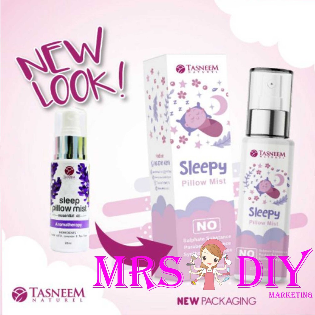 Tasneem Natural Sleep Pillow Mist Baby Organic Spray Lotion