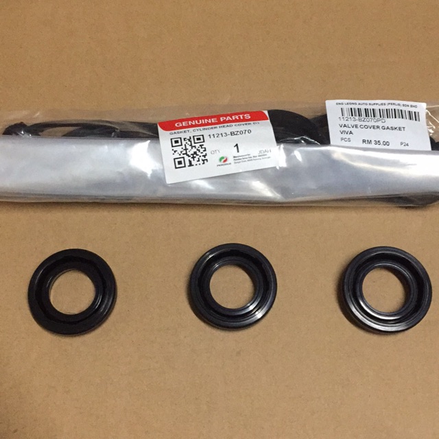 VIVA VALVE COVER GASKET ORIGINAL PERODUA + PLUG SEAL(JAPAN 