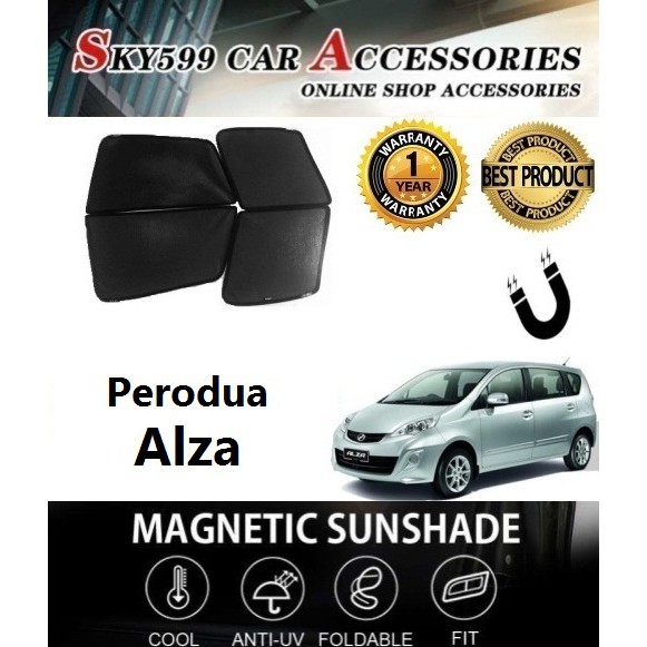 Perodua Alza Epic Magnetic Sunshade [6 PCS]  Shopee Malaysia