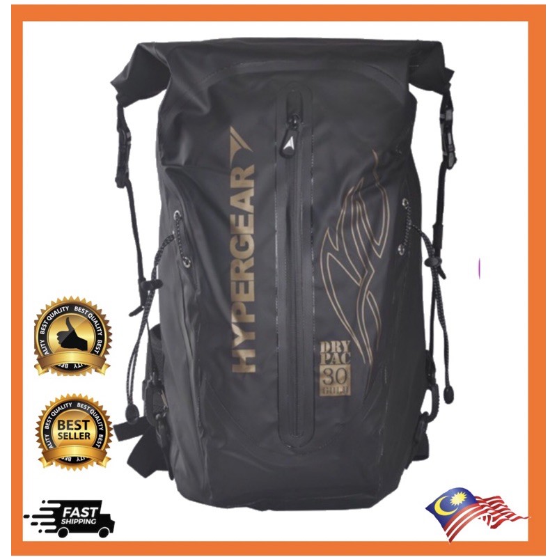 Hypergear pro gold waterproof backpack 30 liter ( dry pac progold ...