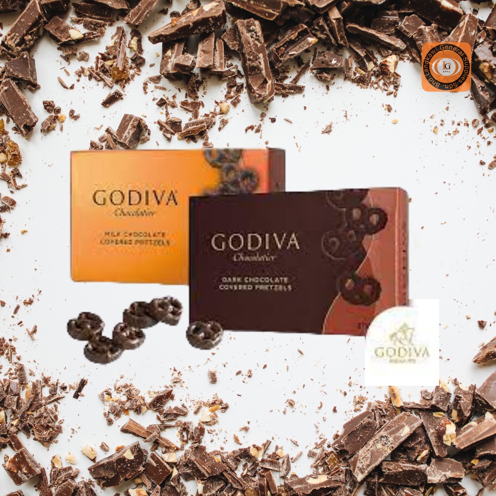 Godiva Dark / Milk Chocolate Covered Pretzels 71g Shopee Malaysia