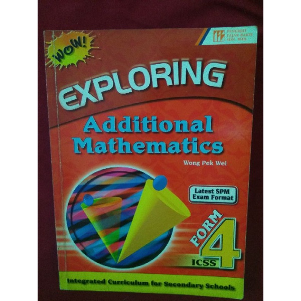 Exploring Additional Mathematics Form 4 Spm Buku Rujukan Shopee Malaysia