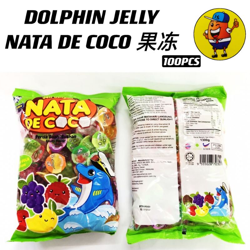 100PCS CAPTAIN DOLPHIN JELLY WITH NATA DE COCO Shopee Malaysia