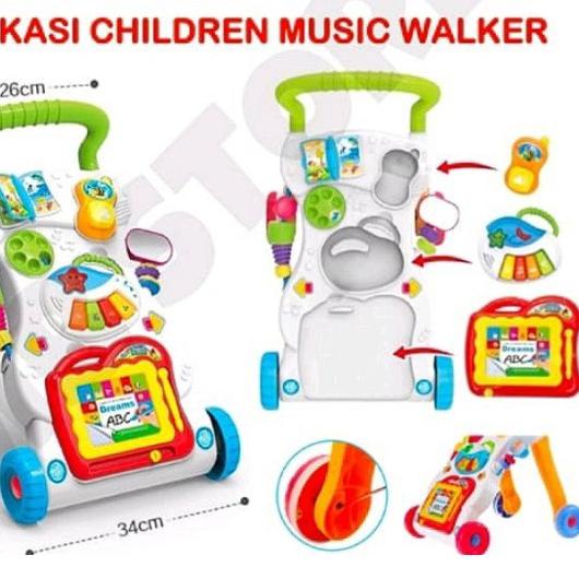  Children Toys PUSH BABY PUSH WALKER AU02 Help Children To Round Music