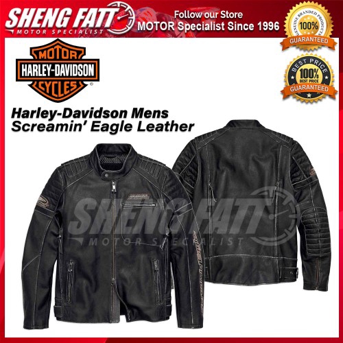 harley davidson screamin eagle leather jacket