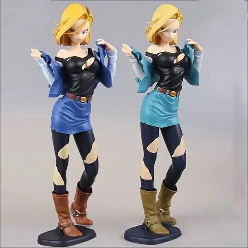 Anime Dragon Ball Z Glitter Glamours Collection Figure Banpresto Android No 18 25cm Shopee Malaysia