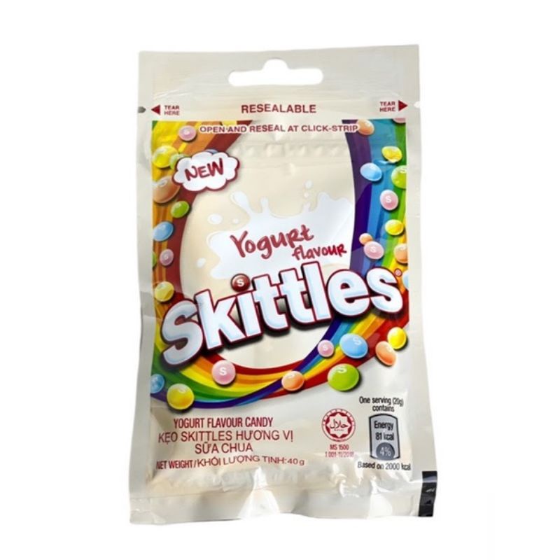 1 Pack LATEST FLAVOUR Skittles Yogurt 45g Candies Candy HALAL (LOCAL