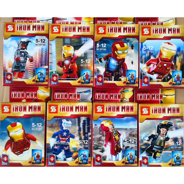 lego iron man 8 in 1