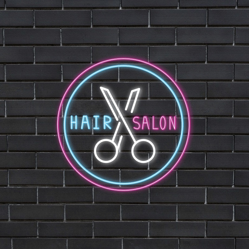 Plug & Play Neon Sign - HAIR SALON | Shopee Malaysia