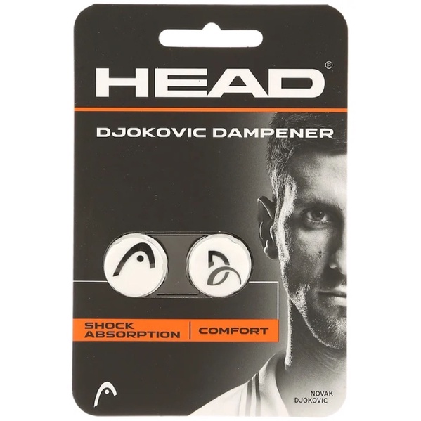 Head Djokovic Tennis Racket Vibration Dampener (2 per Pack)